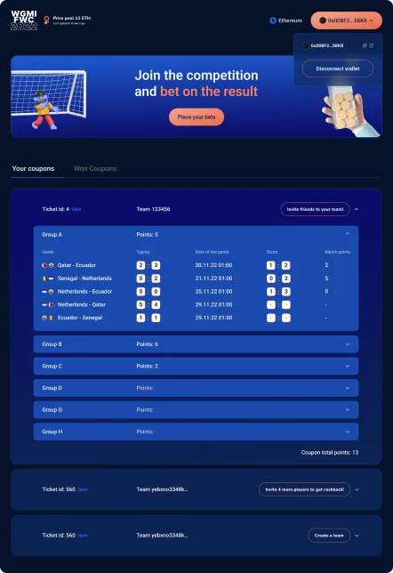 WGMI app screen navigation interface