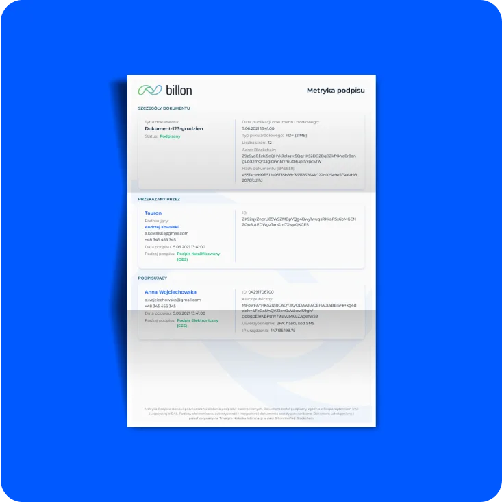 Billon app mobile interface design