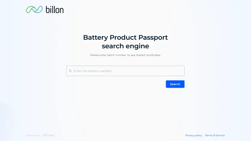 Product Passport technical review certificate