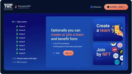 WGMI gaming platform user profile screen