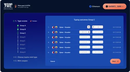 WGMI Web3 game detail screen