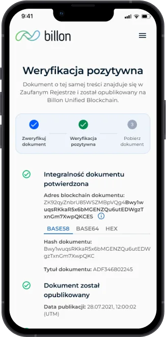 Billon secure file management view