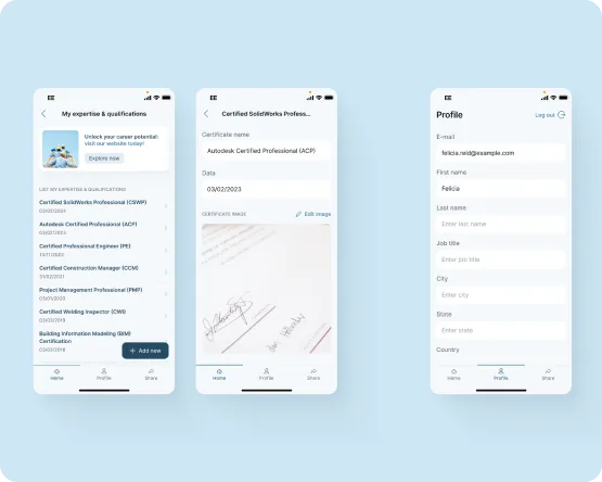 Oversite mobile app key changes and improvements