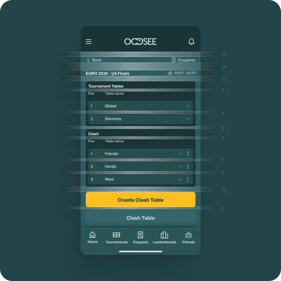 Oddsee UI component design details