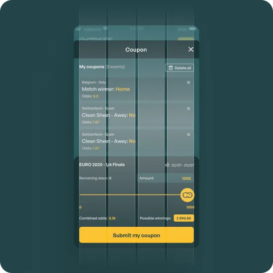 Oddsee interface design patterns