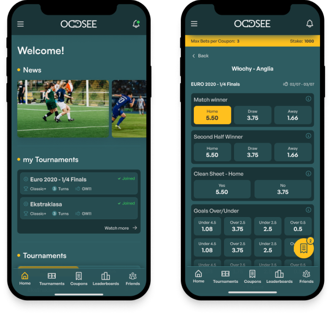 Oddsee app