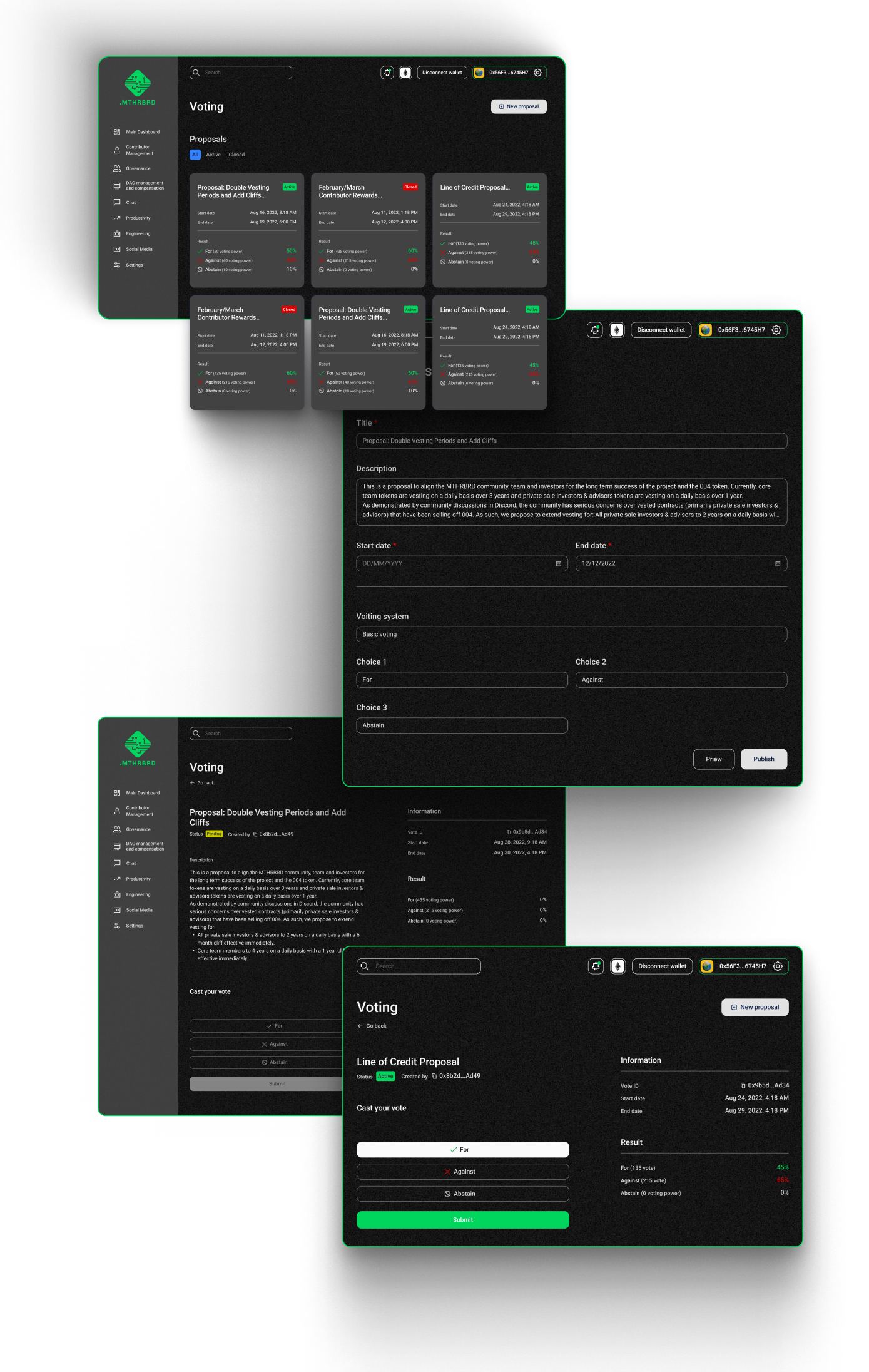 App screen